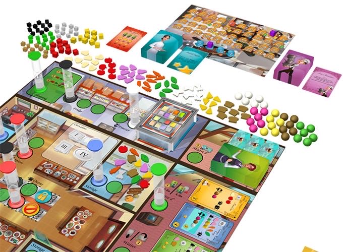 Kitchen Rush: Piece Of Cake  (1-4) board game collectible [Barcode 700615556373] - Main Image 2