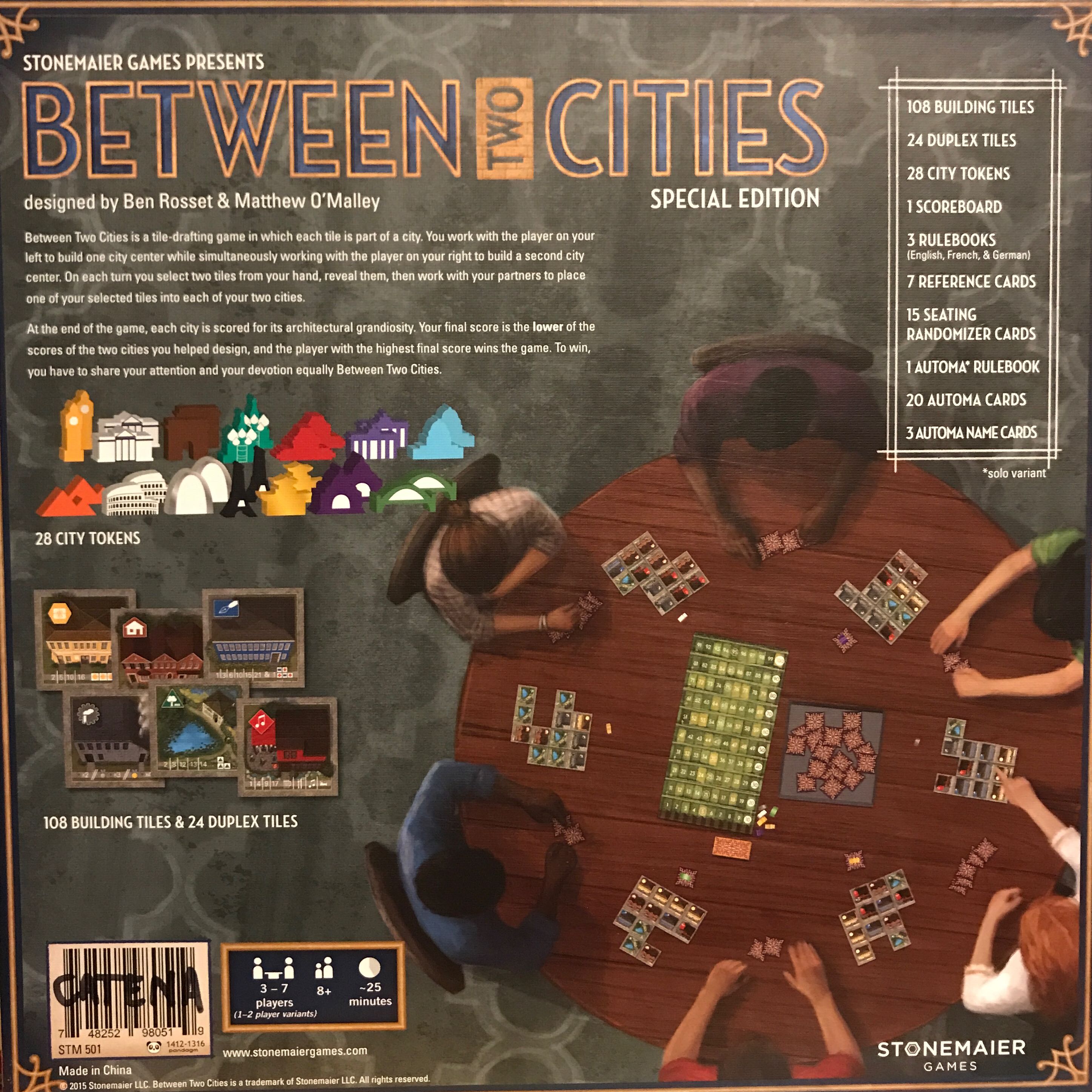 Between Two Cities  (1-7) board game collectible [Barcode 748252980519] - Main Image 4