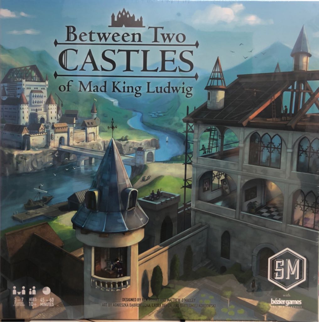 Between Two Castles of Mad King Ludwig  (3-7) board game collectible [Barcode 653341028709] - Main Image 1