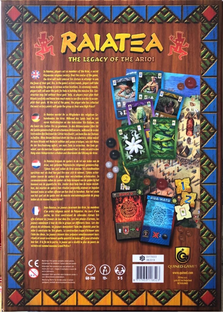 Raiatea  board game collectible [Barcode 8717953118523] - Main Image 2