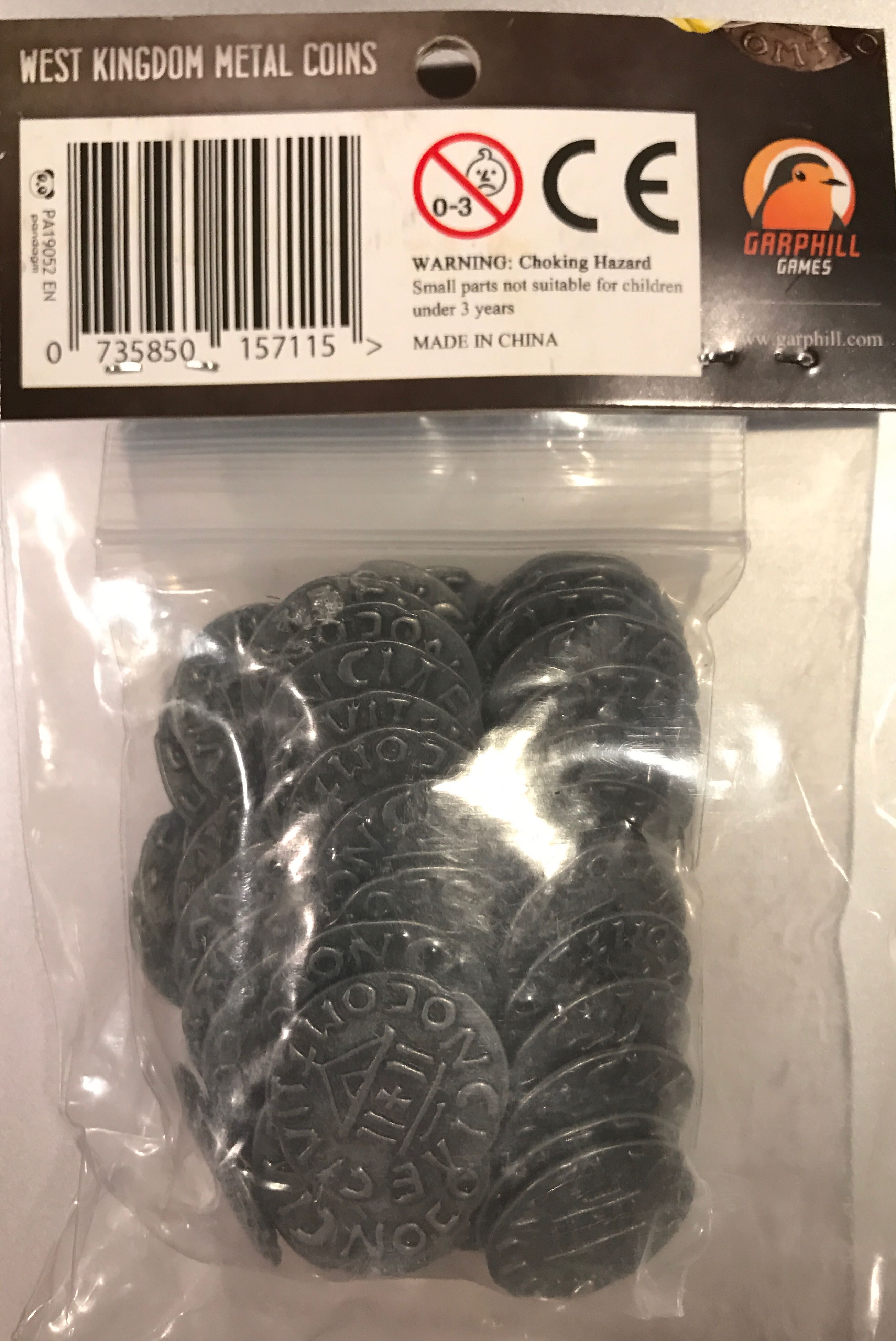 West Kingdoms: Metal Coins  board game collectible [Barcode 735850157115] - Main Image 2