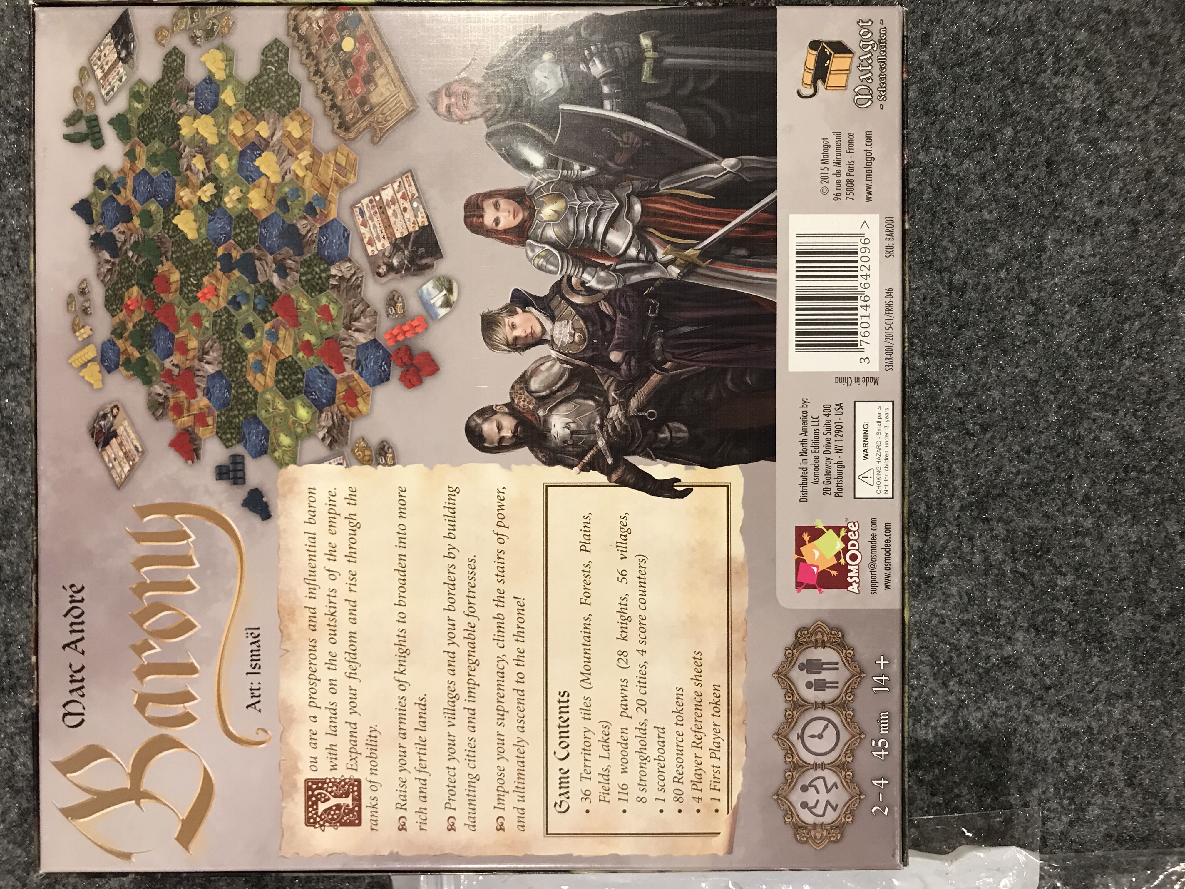 Barony  (2-4) board game collectible [Barcode 3760146642096] - Main Image 2