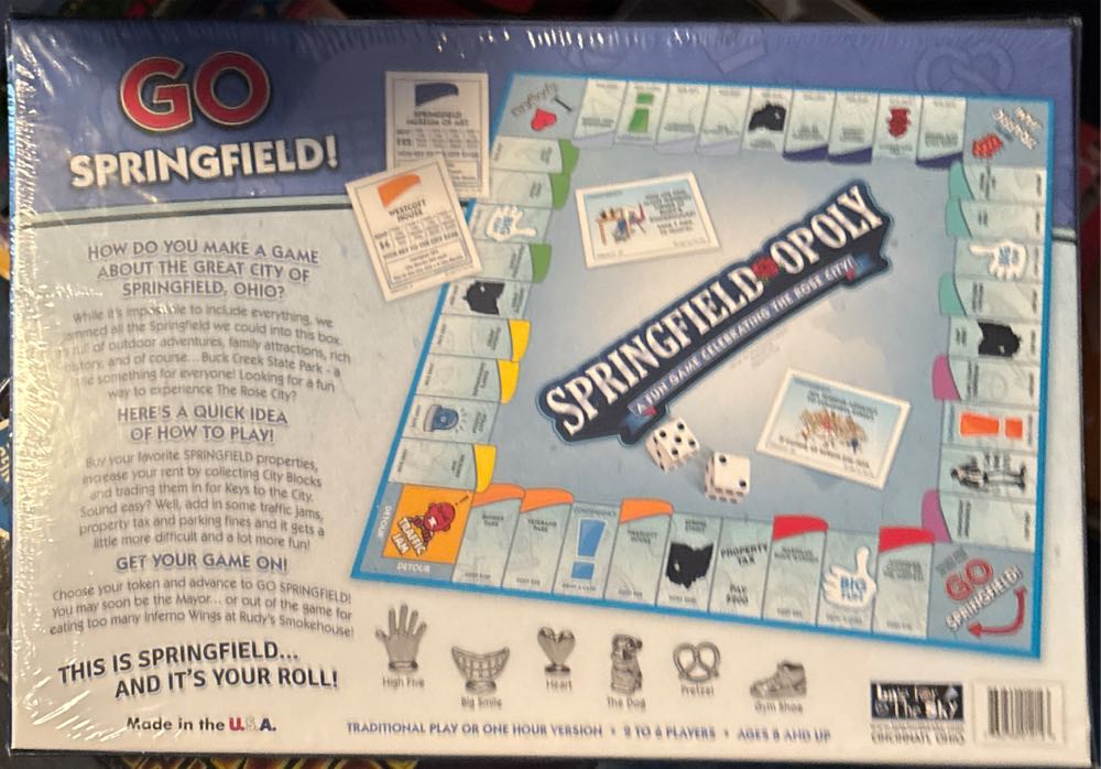 Monopoly: Springfield-opoly  (2-8) board game collectible - Main Image 2