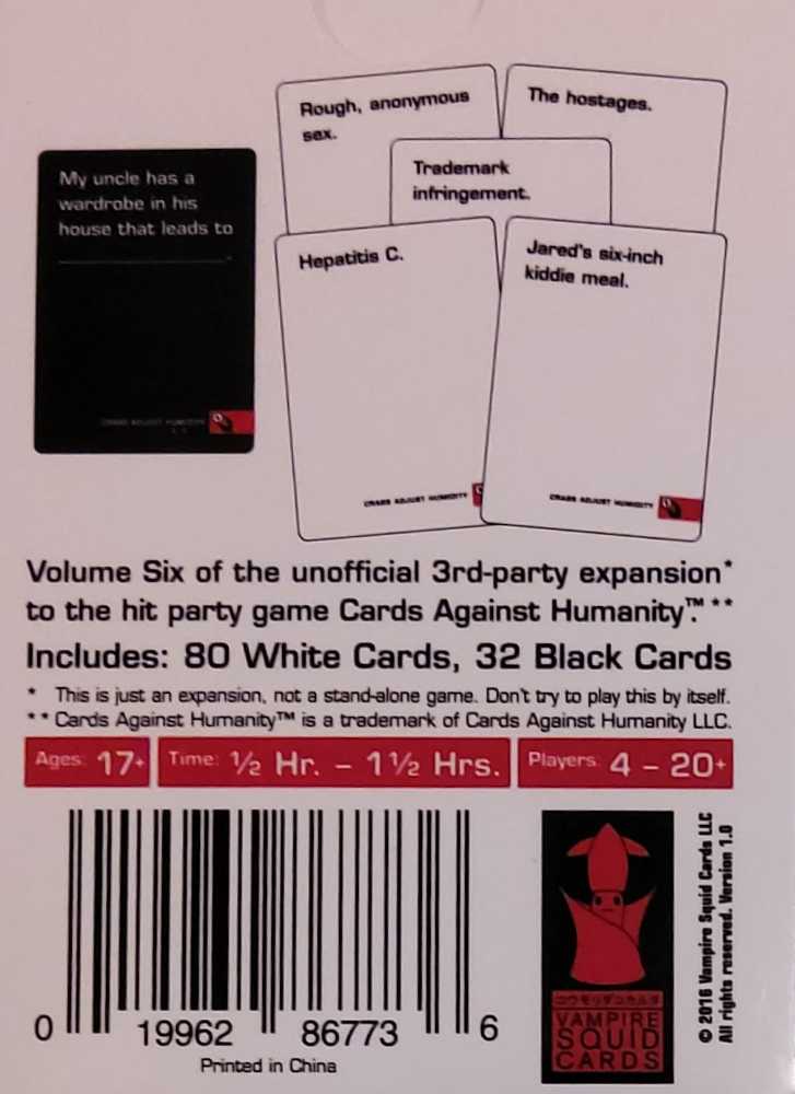 Crabs Adjust Humidity: Volume 6  (4+) board game collectible [Barcode 019962867736] - Main Image 2