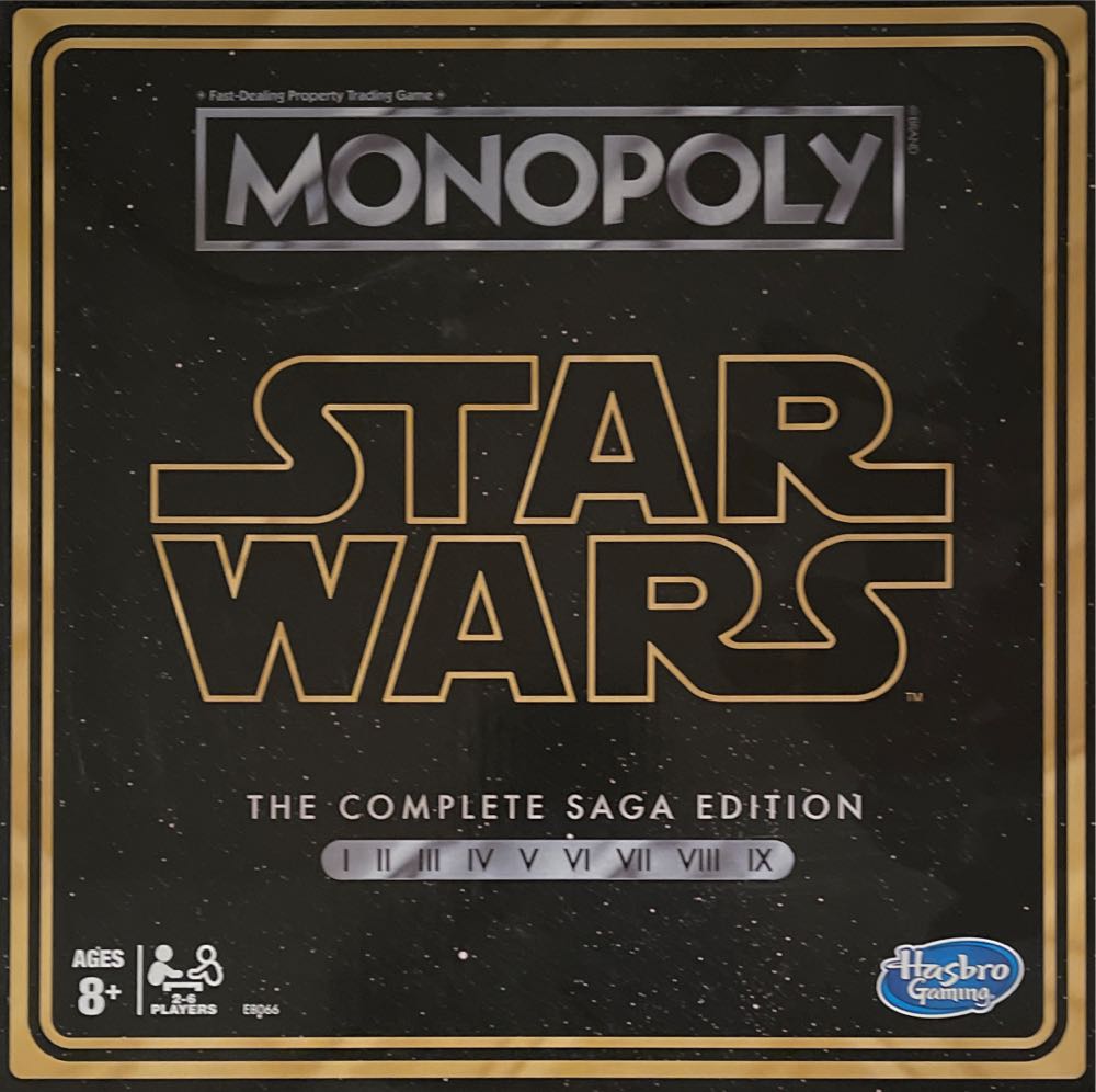 Monopoly Star Wars The Complete Saga: Monopoly  (2-6) board game collectible [Barcode 630509893256] - Main Image 3