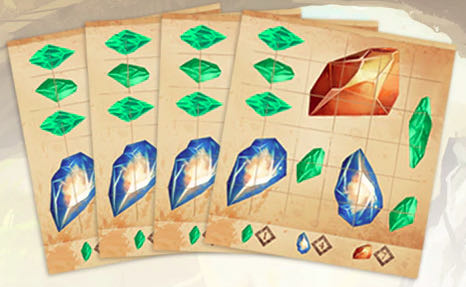 Roam: Gem Maps  (2 to 4) board game collectible [Barcode 040232388255] - Main Image 3