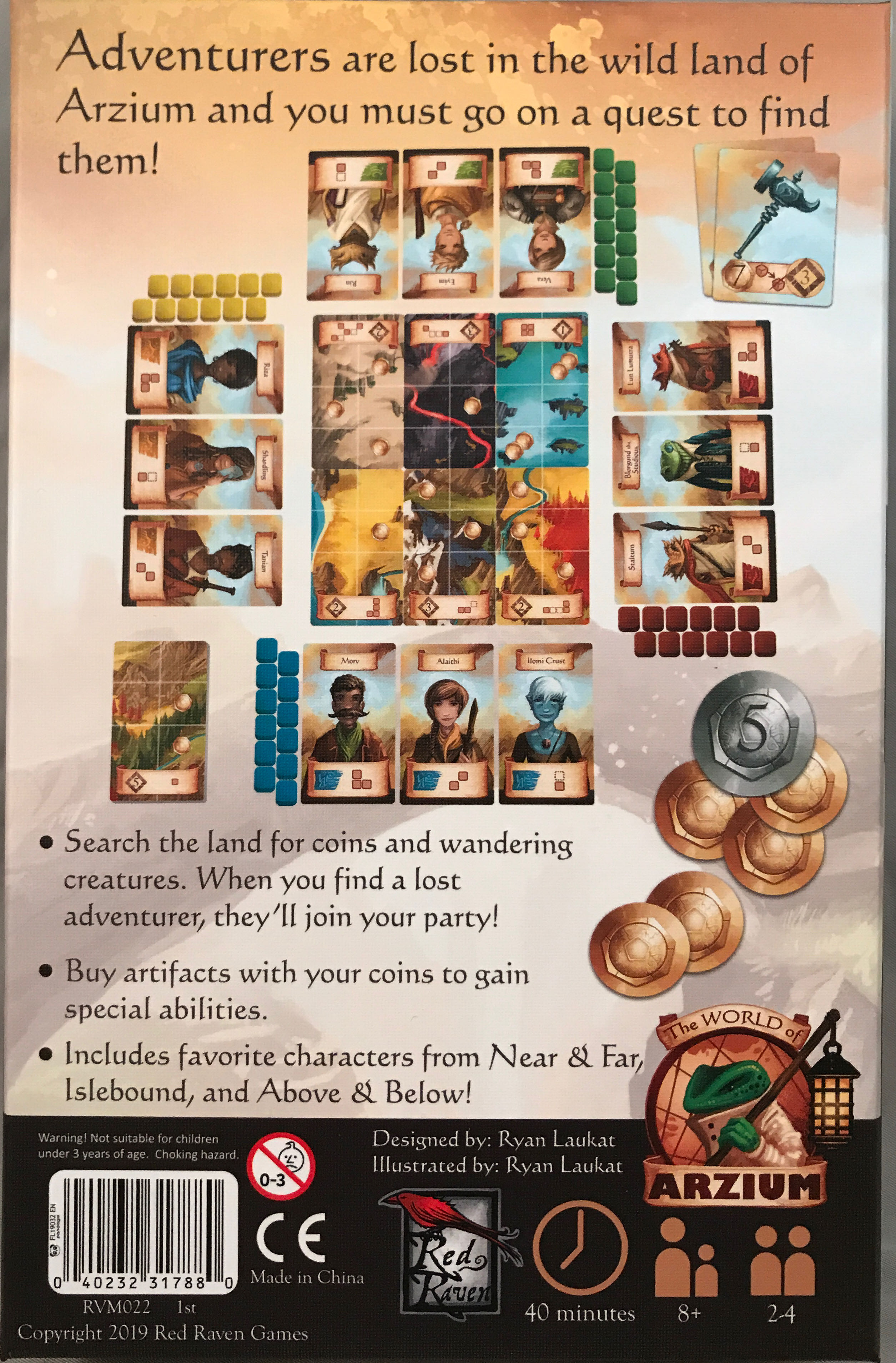 Roam  (2-4) board game collectible [Barcode 040232317880] - Main Image 4