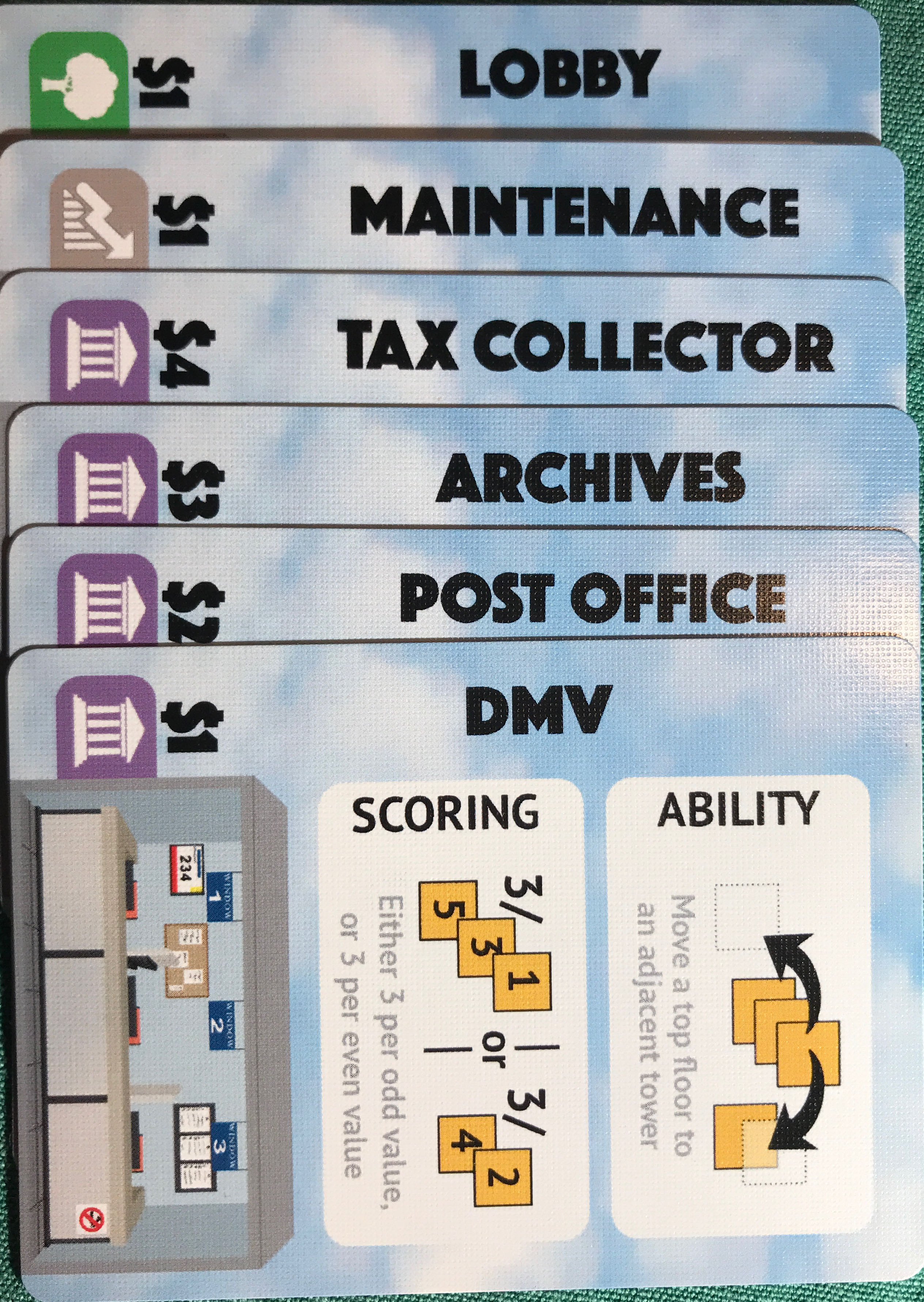 Supertall: Municipal Buildings  (2-3) board game collectible - Main Image 2