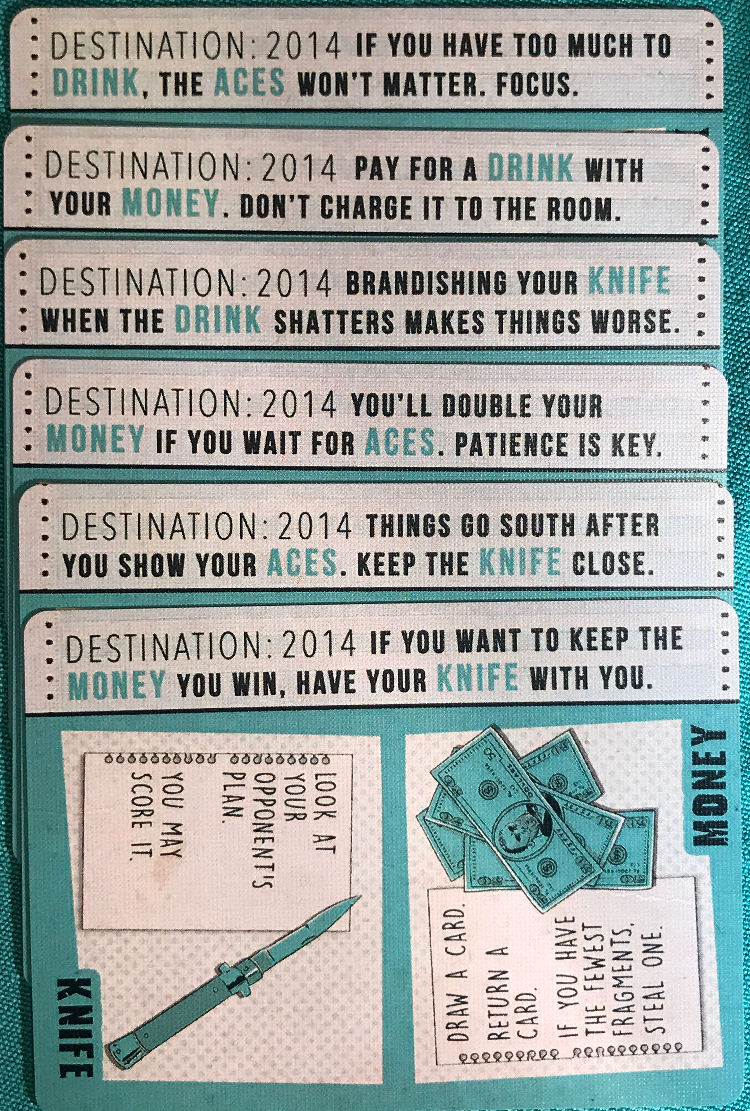 The Perfect Moment: Las Vegas Gone Wrong  (2) board game collectible - Main Image 3