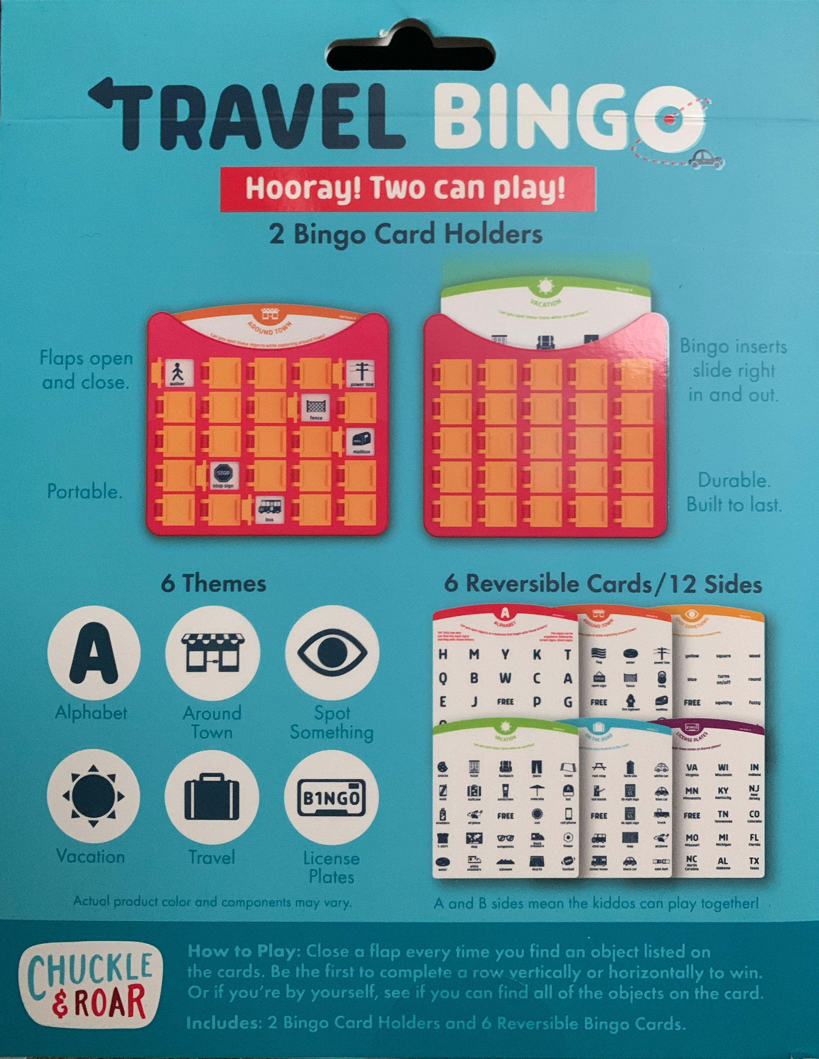 Travel Bingo  (1-2) board game collectible [Barcode 079346630066] - Main Image 2