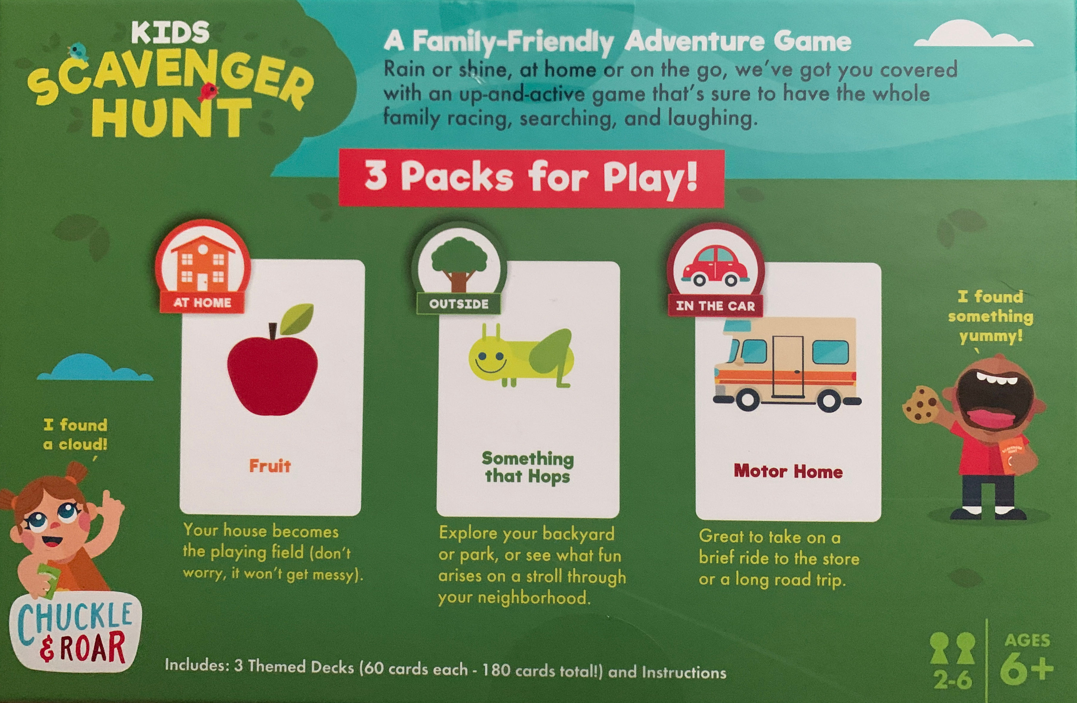 Kids Scavenger Hunt | 3 Pack!  (2-6) board game collectible [Barcode 079346610037] - Main Image 2