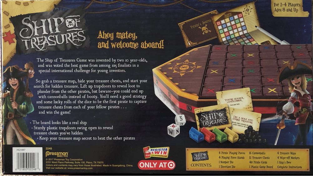 Ship of Treasures  (2-4) board game collectible [Barcode 021853022483] - Main Image 2