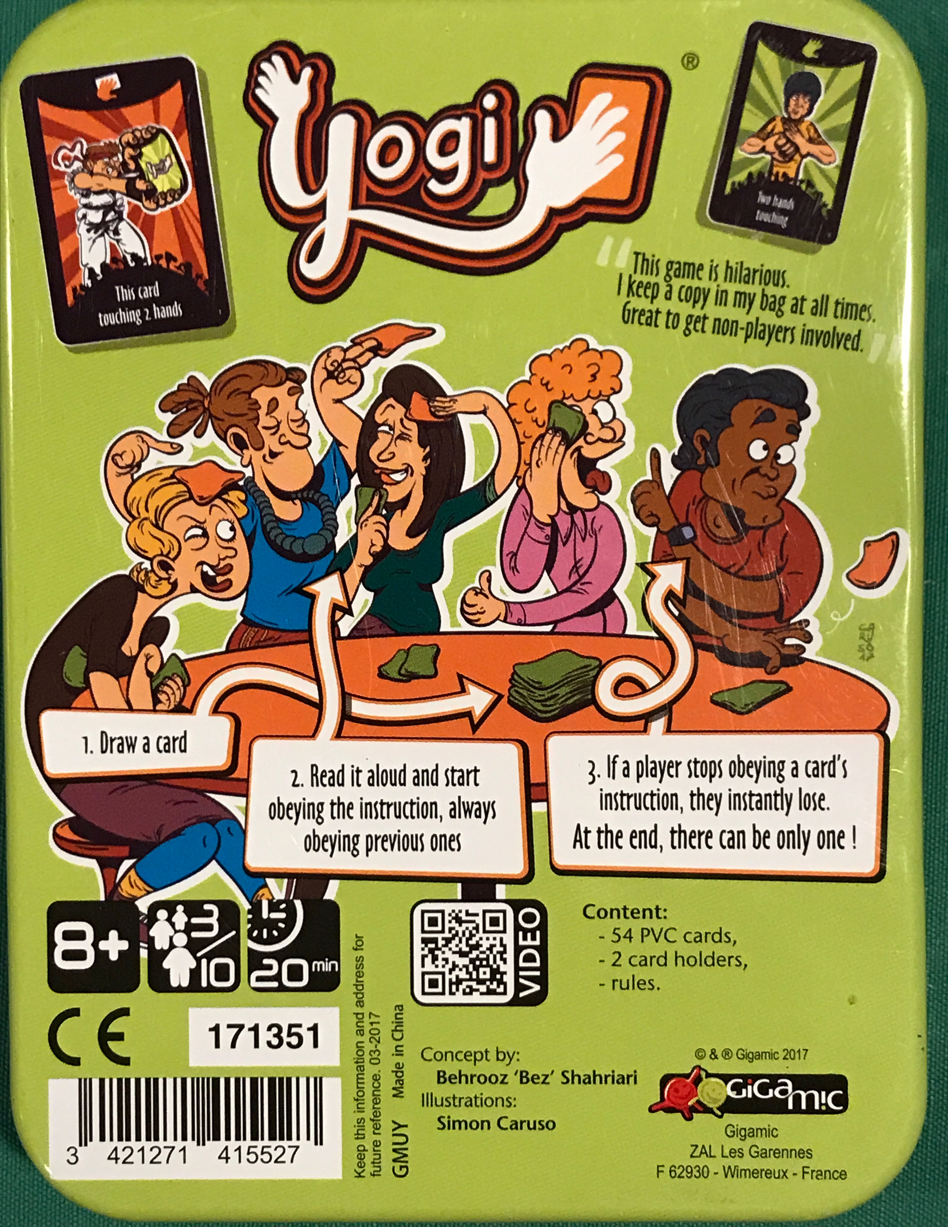 Yogi Card Game  (3-10) board game collectible [Barcode 3421271415527] - Main Image 4