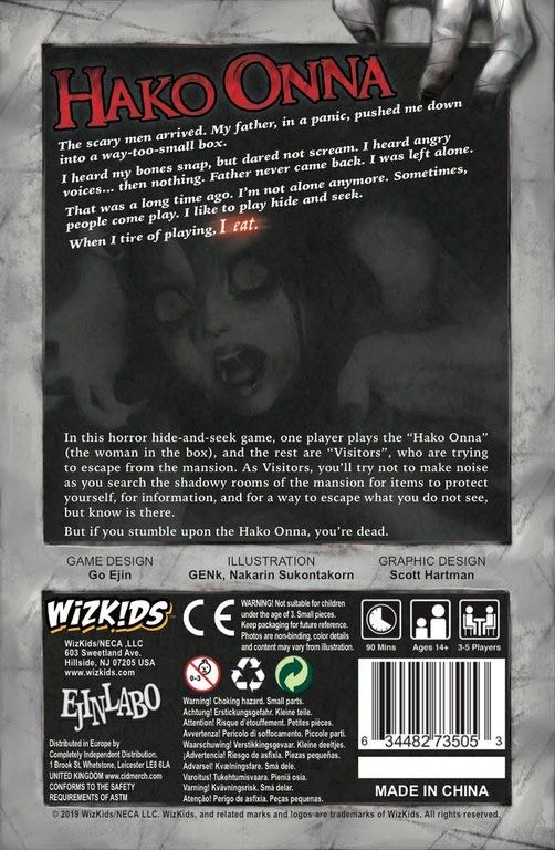 Hako Onna  (3-5) board game collectible [Barcode 634482735053] - Main Image 2