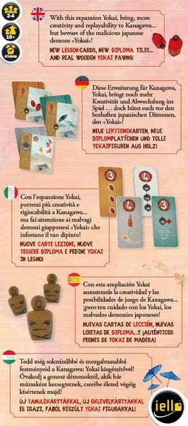 Kanagawa: Yokai  (2 - 4) board game collectible [Barcode 3760175515927] - Main Image 2