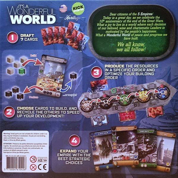 It’s a Wonderful World  (1-5) board game collectible [Barcode 752830294486] - Main Image 2