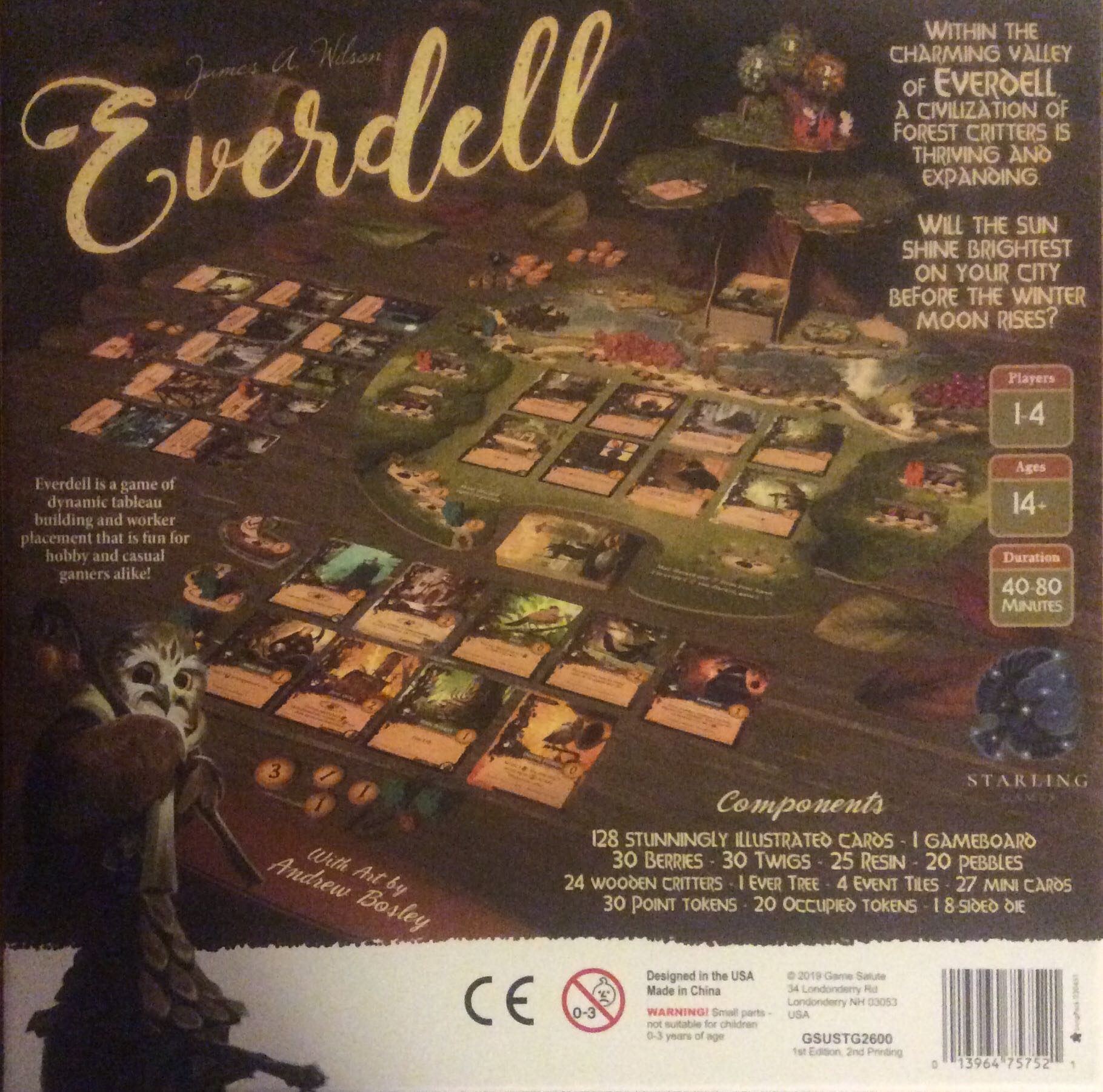 Everdell  (1-4) board game collectible [Barcode 013964757521] - Main Image 2