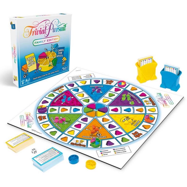 Trivial Pursuit: Family Edition  (2+) board game collectible [Barcode 630509667468] - Main Image 3