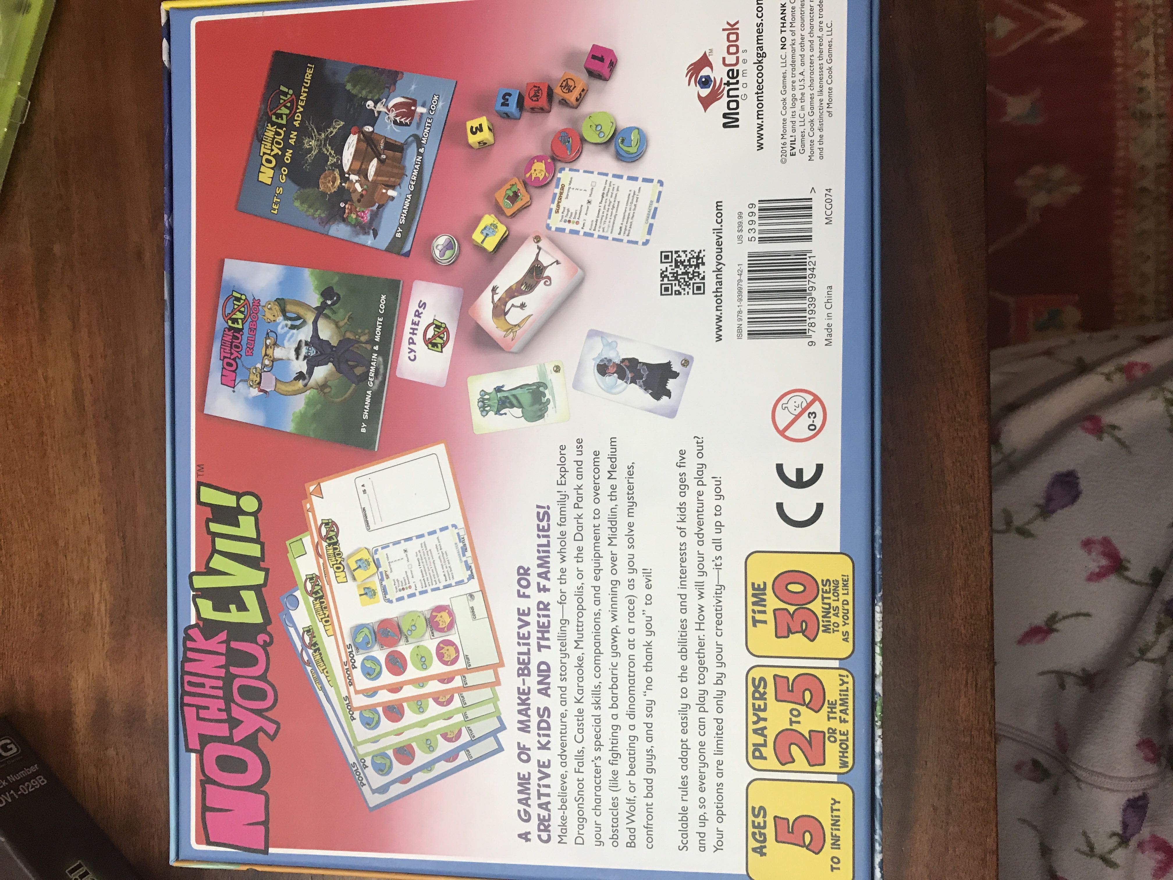 No Thank You, Evil!  (2-5) board game collectible [Barcode 9781939979421] - Main Image 2