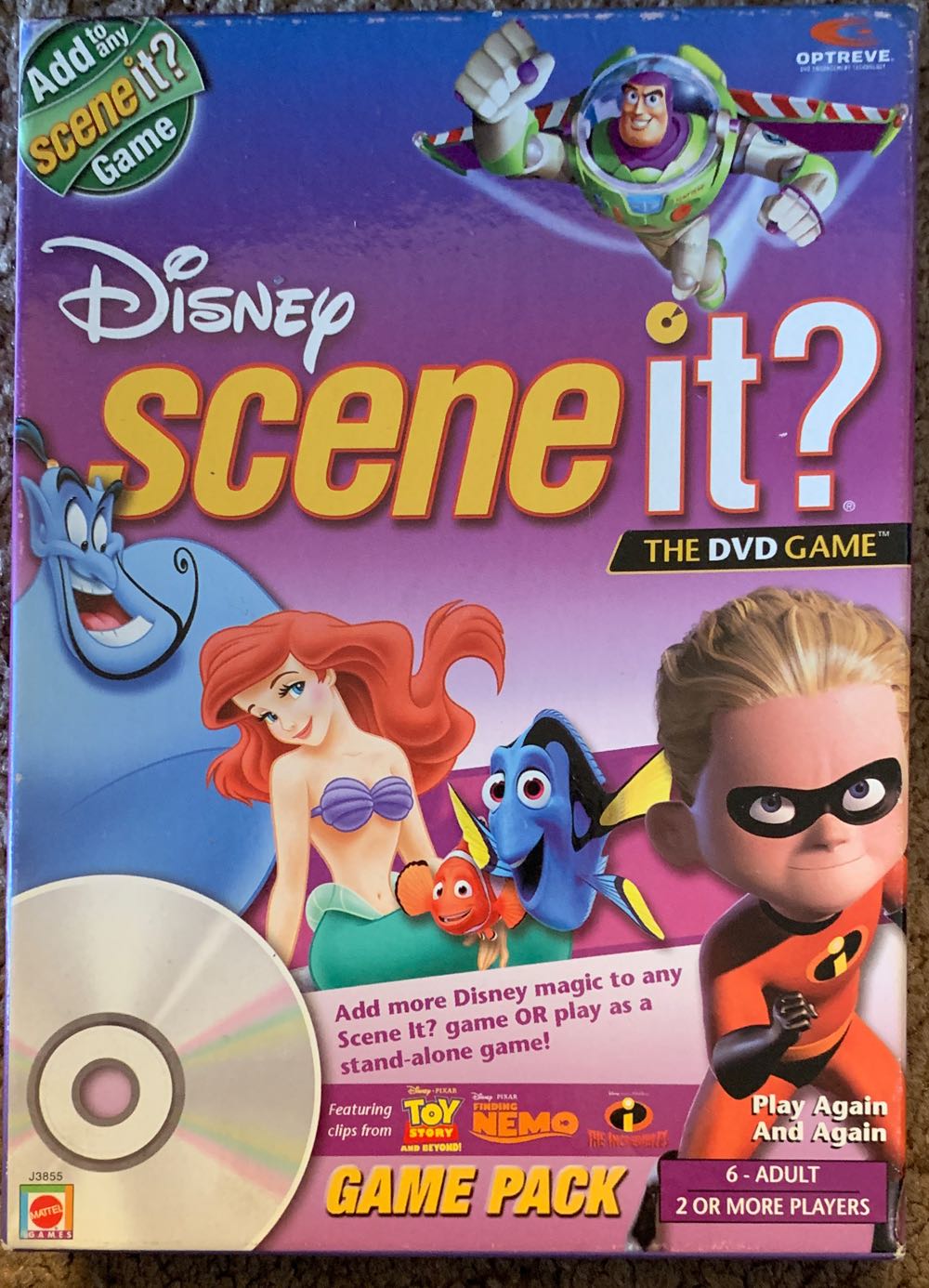 Scene It? Disney Game Pack  board game collectible [Barcode 027084316742] - Main Image 1