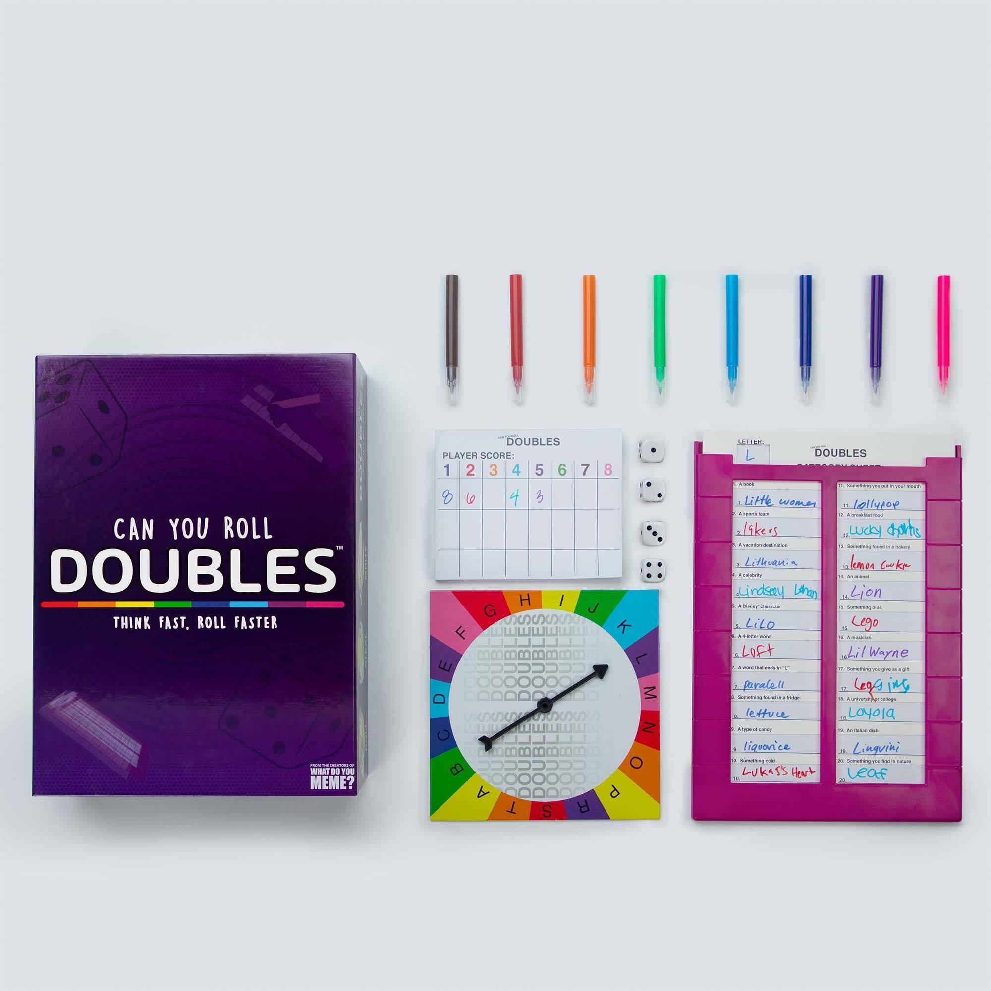 Can You Roll Doubles  (2-8) board game collectible [Barcode 810816030265] - Main Image 3