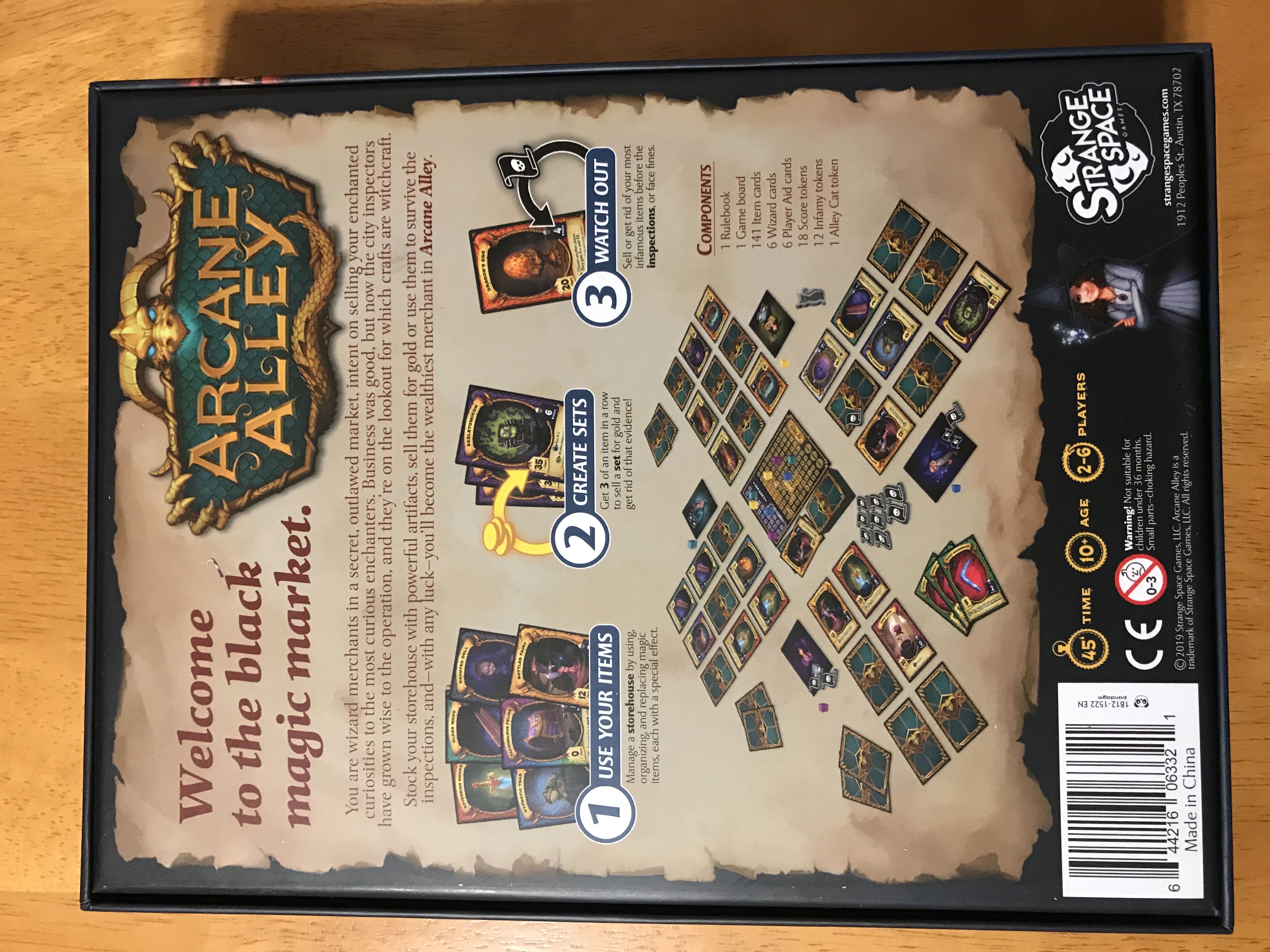 Arcane Alley  (6) board game collectible [Barcode 644216063321] - Main Image 2