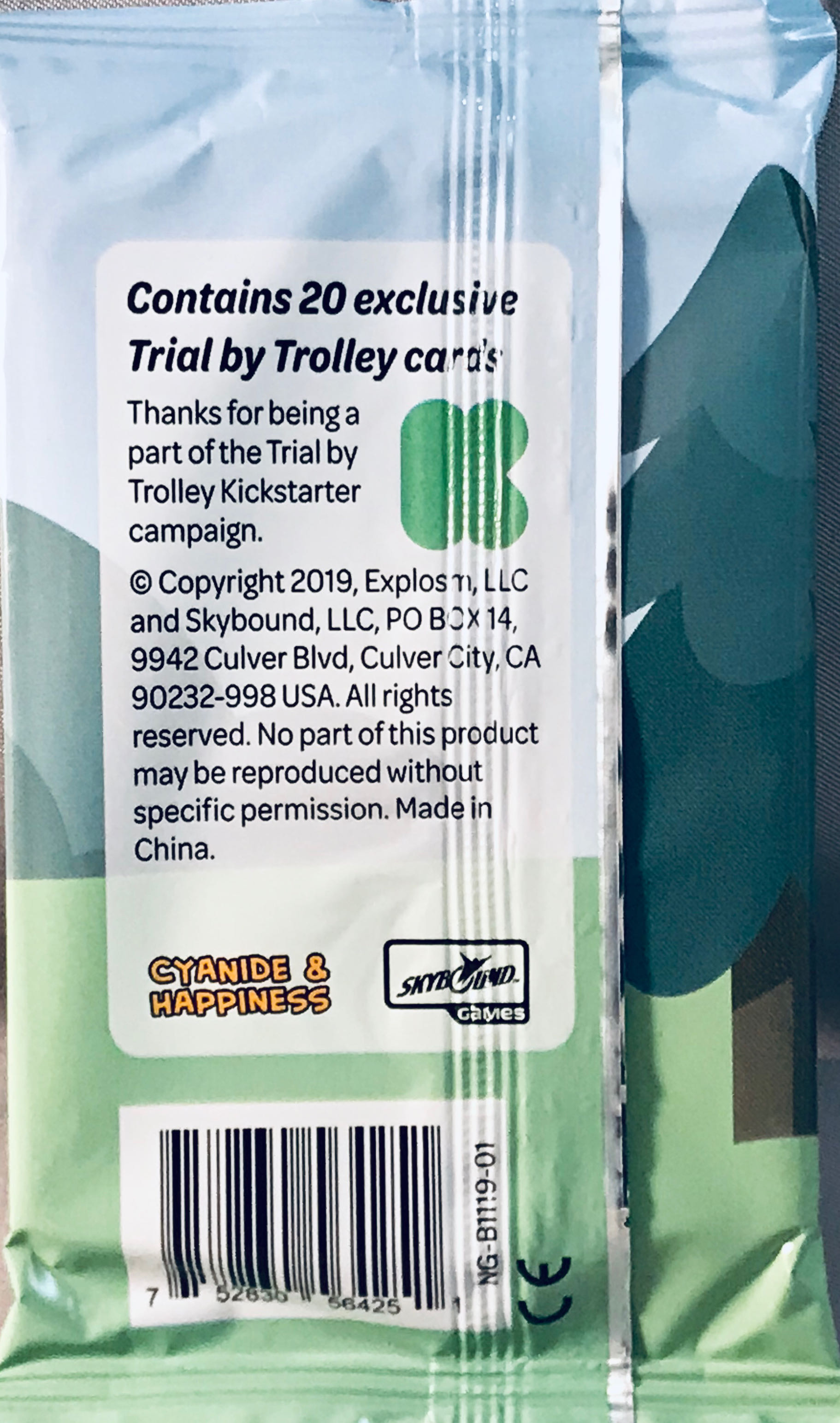 Trial By Trolley: Kickstarter Bonus  board game collectible [Barcode 752830564251] - Main Image 2