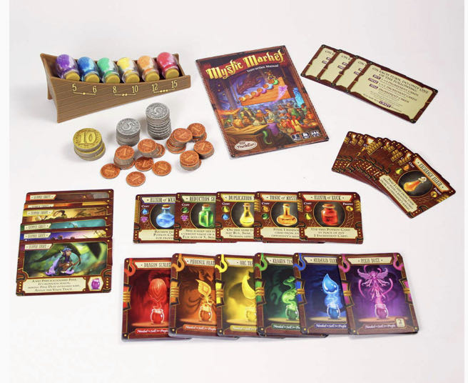 Mystic Market  (2-4) board game collectible [Barcode 019275044008] - Main Image 3
