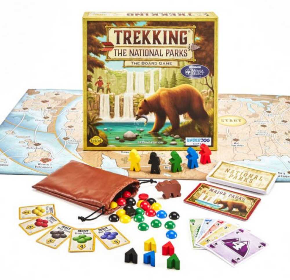 Trekking: The National Parks (1–5 players | 10+ | 30–60 min.)  (1–5) board game collectible [Barcode 869418000022] - Main Image 3
