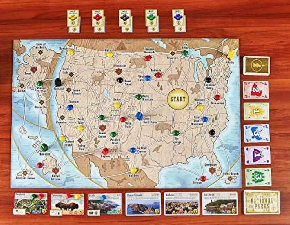 Trekking: The National Parks (1–5 players | 10+ | 30–60 min.)  (1–5) board game collectible [Barcode 869418000022] - Main Image 4