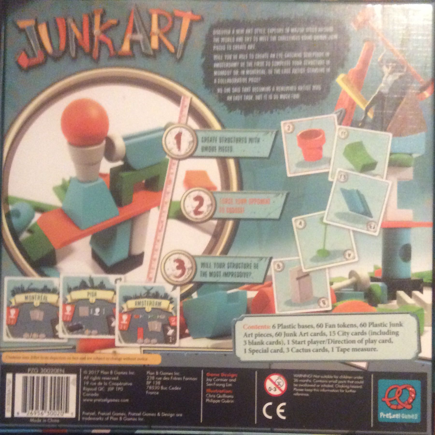 Junk Art (Plastic)  (2-6) board game collectible [Barcode 826956300205] - Main Image 2