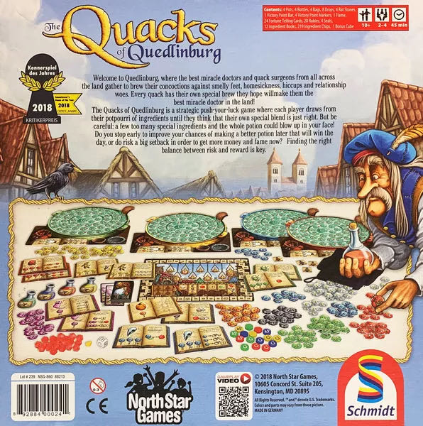 Quacks of Quedlinburg  (2-4) board game collectible [Barcode 4001504882204] - Main Image 2