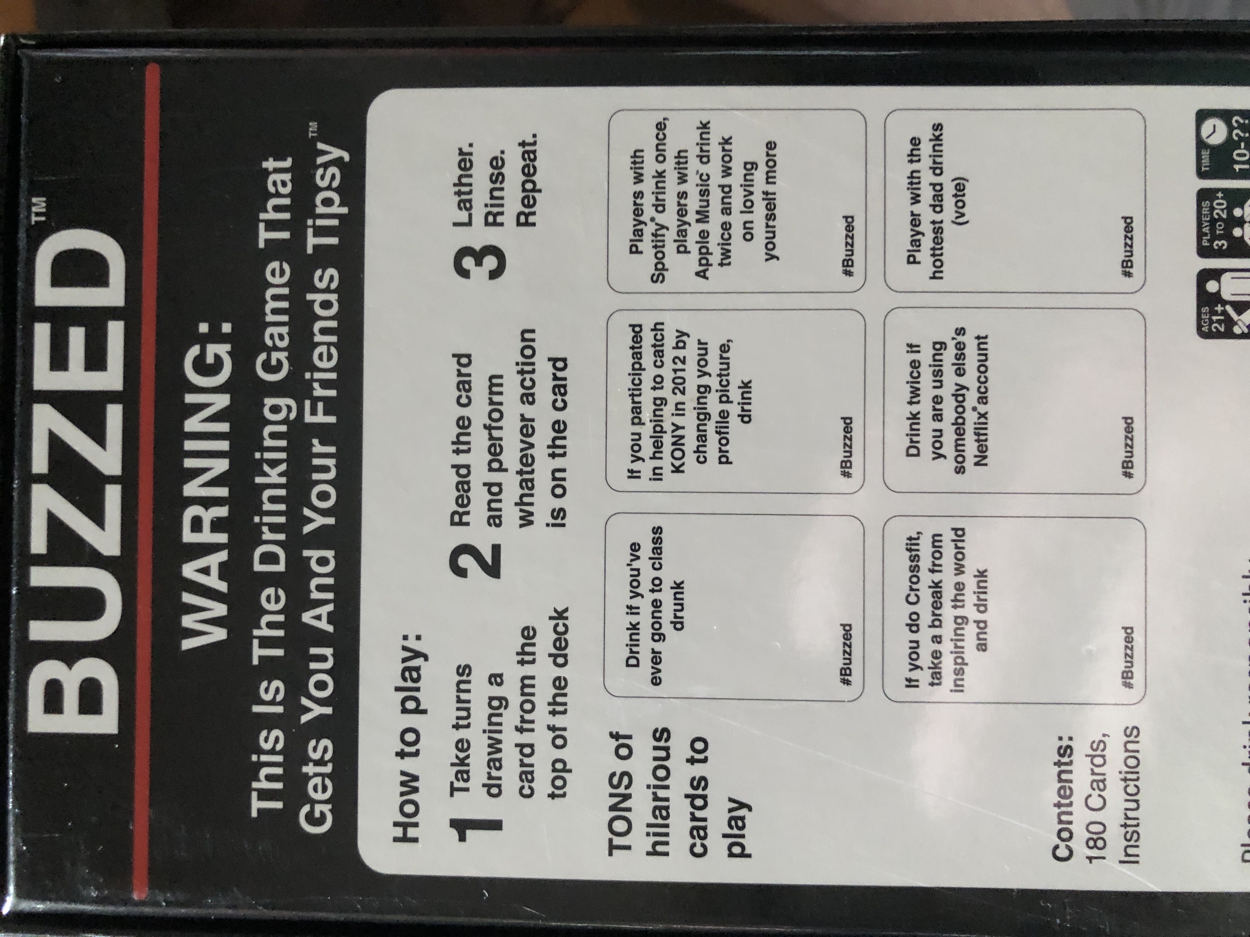 Buzzed  (3-20+) board game collectible [Barcode 810816030371] - Main Image 2