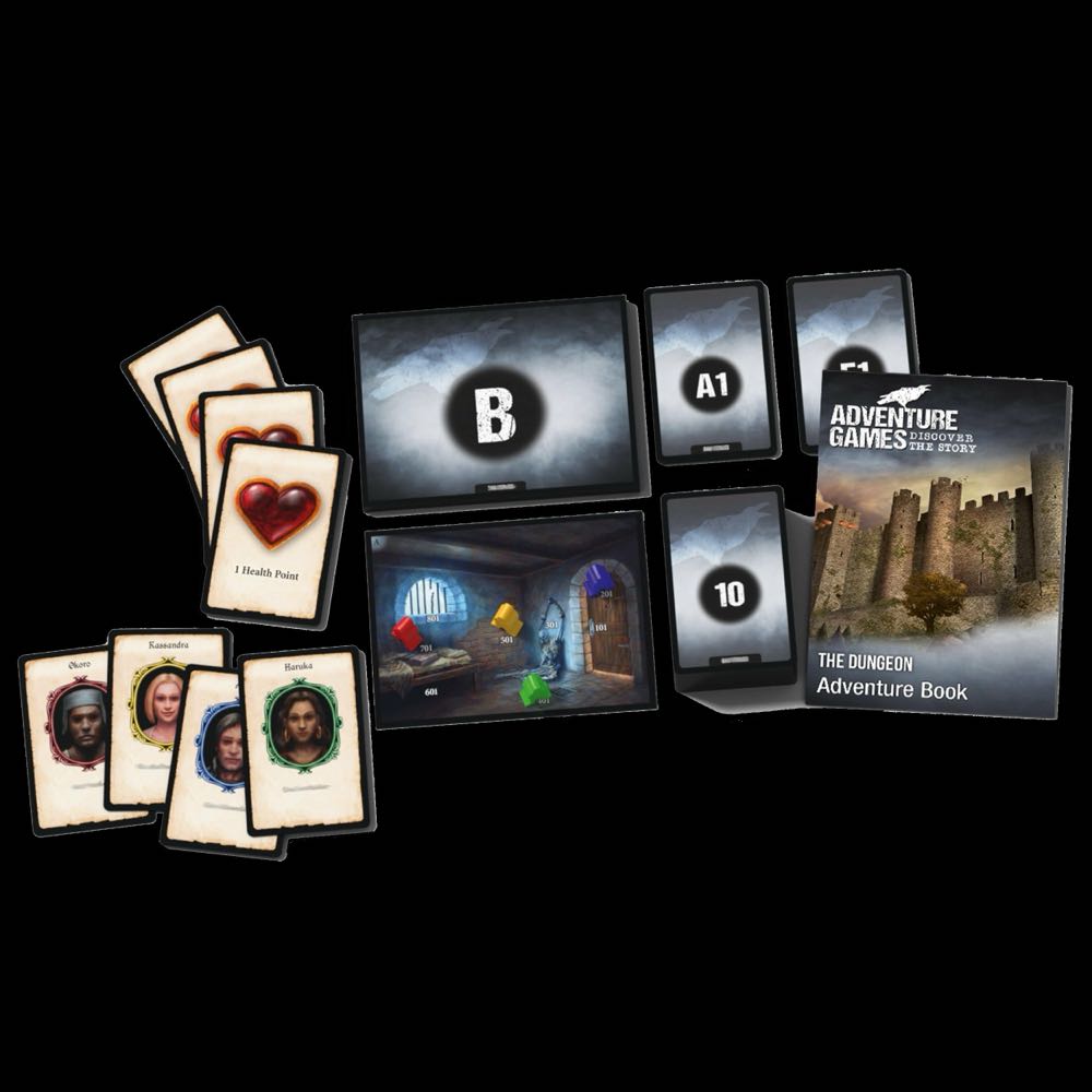 Adventure Games: The Dungeon  (1-4) board game collectible [Barcode 814743014473] - Main Image 3