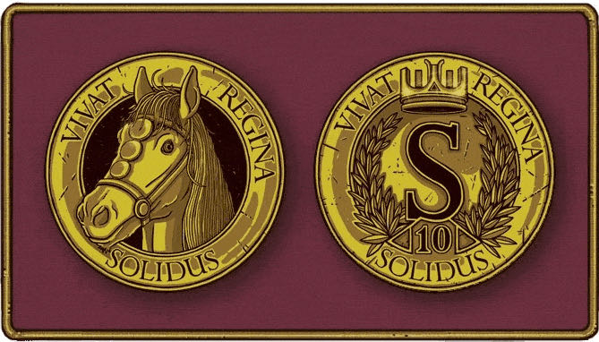 Feudum: KS Royal Steed Coin board game collectible - Main Image 3