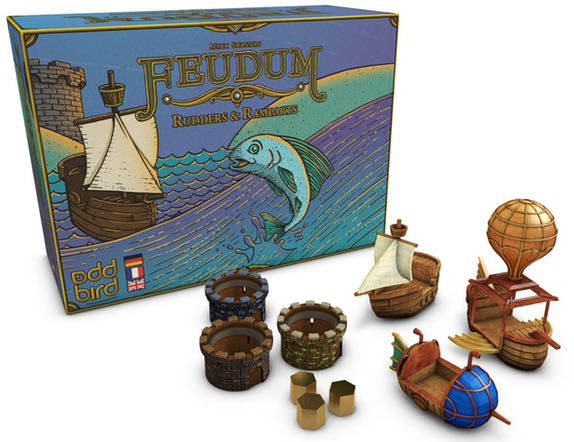 Feudum: Rudders & Ramparts KS Edition  (2-5) board game collectible [Barcode 602573231104] - Main Image 2