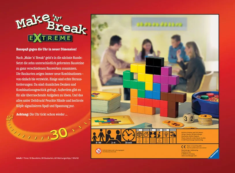 Make ’n’ Break Extreme  (2-4) board game collectible [Barcode 4005556264490] - Main Image 2