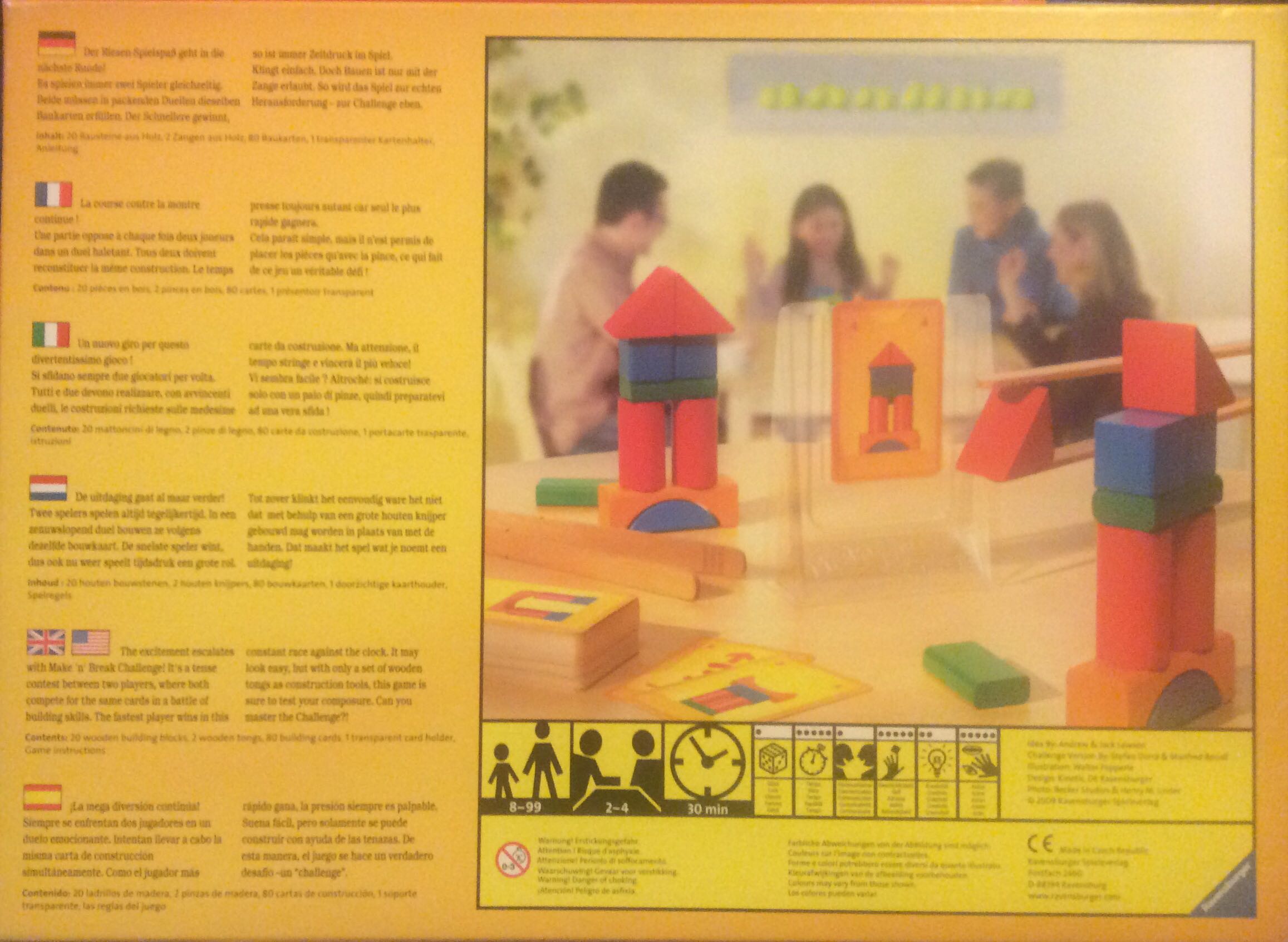 Make N Break Challenge  (2) board game collectible [Barcode 4005556265091] - Main Image 2