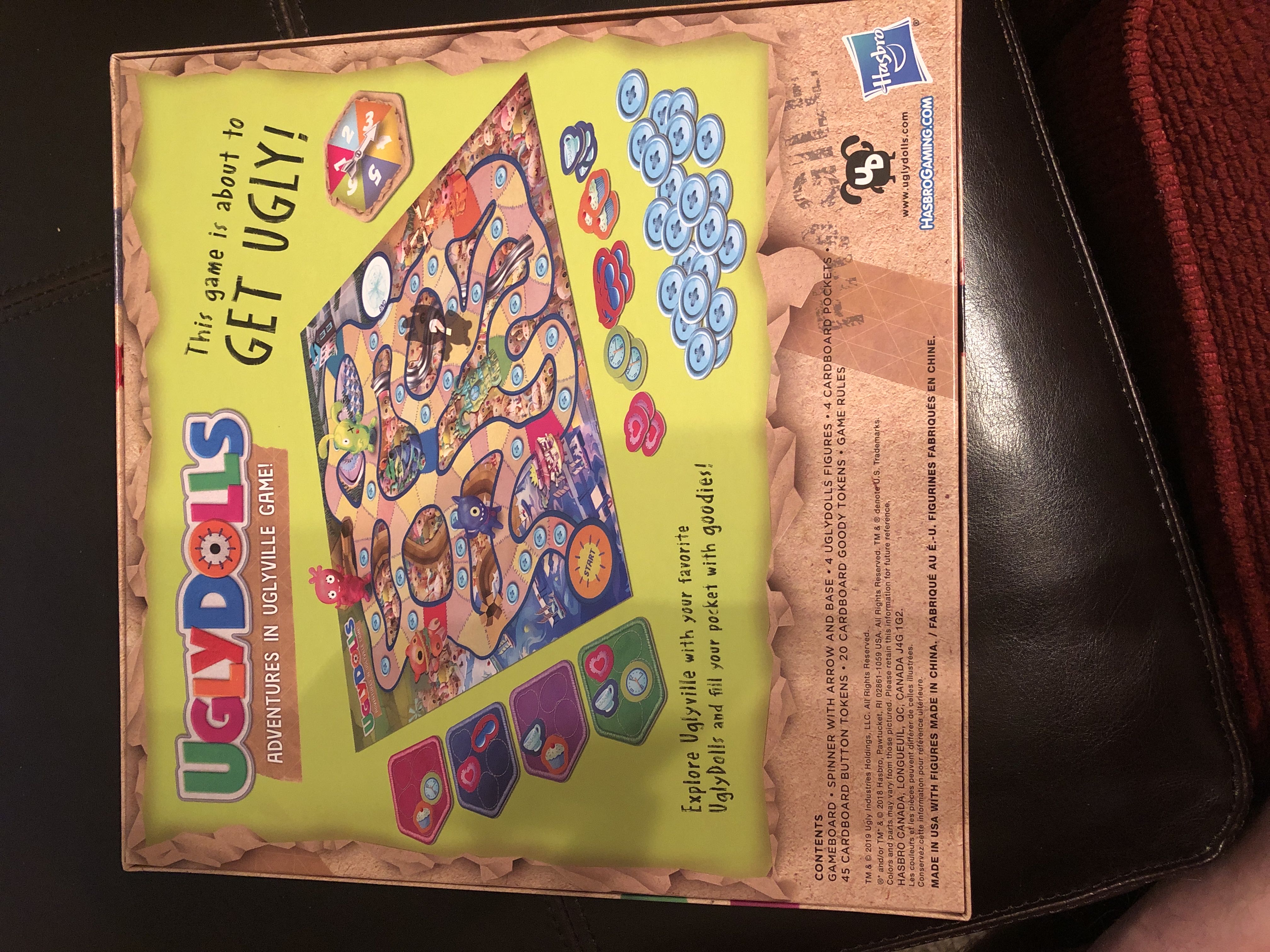 Ugly Dolls Adventures In Uglyville Game  (2-4) board game collectible [Barcode 630509802432] - Main Image 2