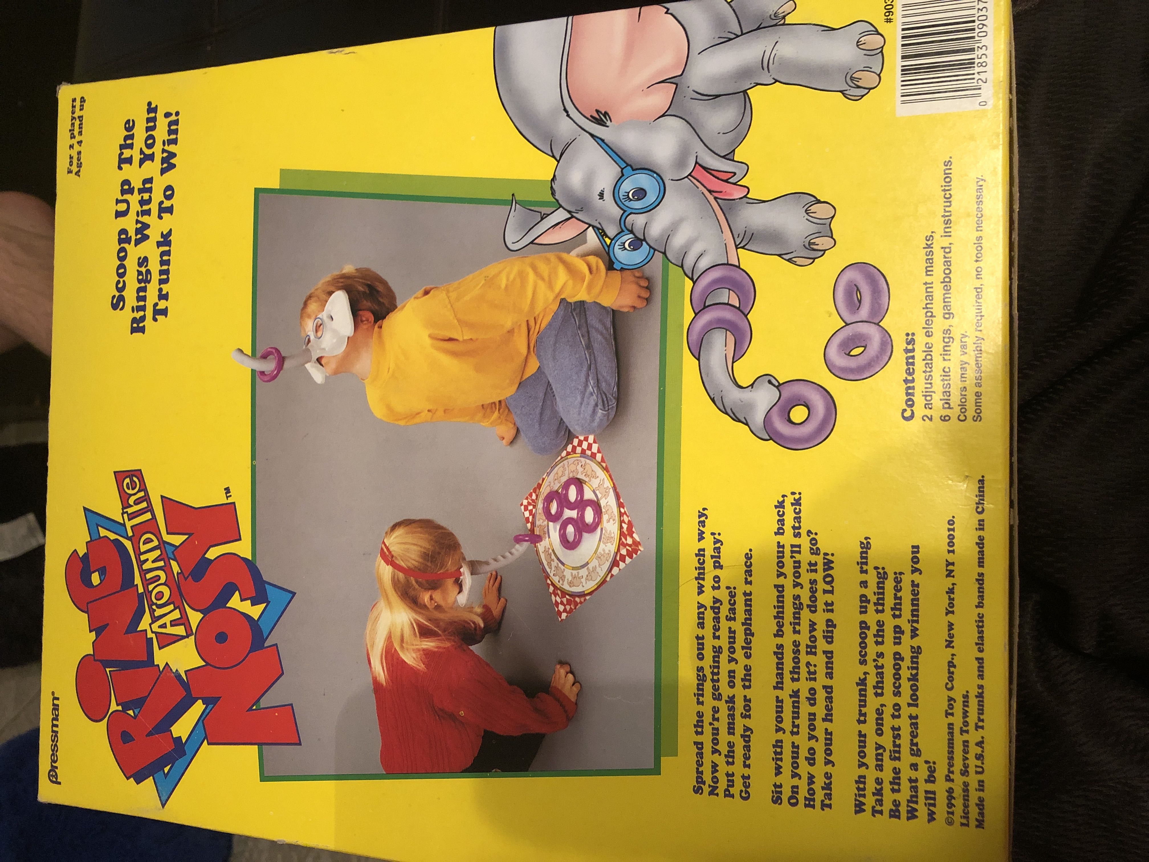 Ring Around The Nosy  (2) board game collectible [Barcode 021853090376] - Main Image 2