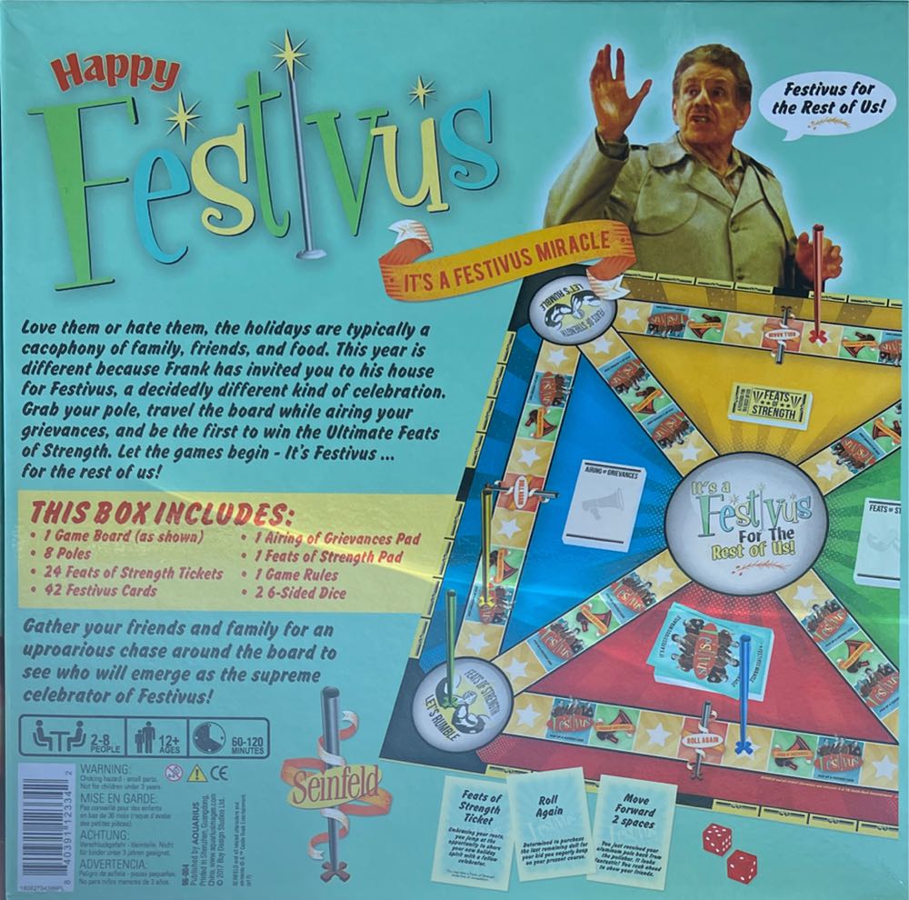 Happy Festivus  (2-8) board game collectible [Barcode 840391123342] - Main Image 2