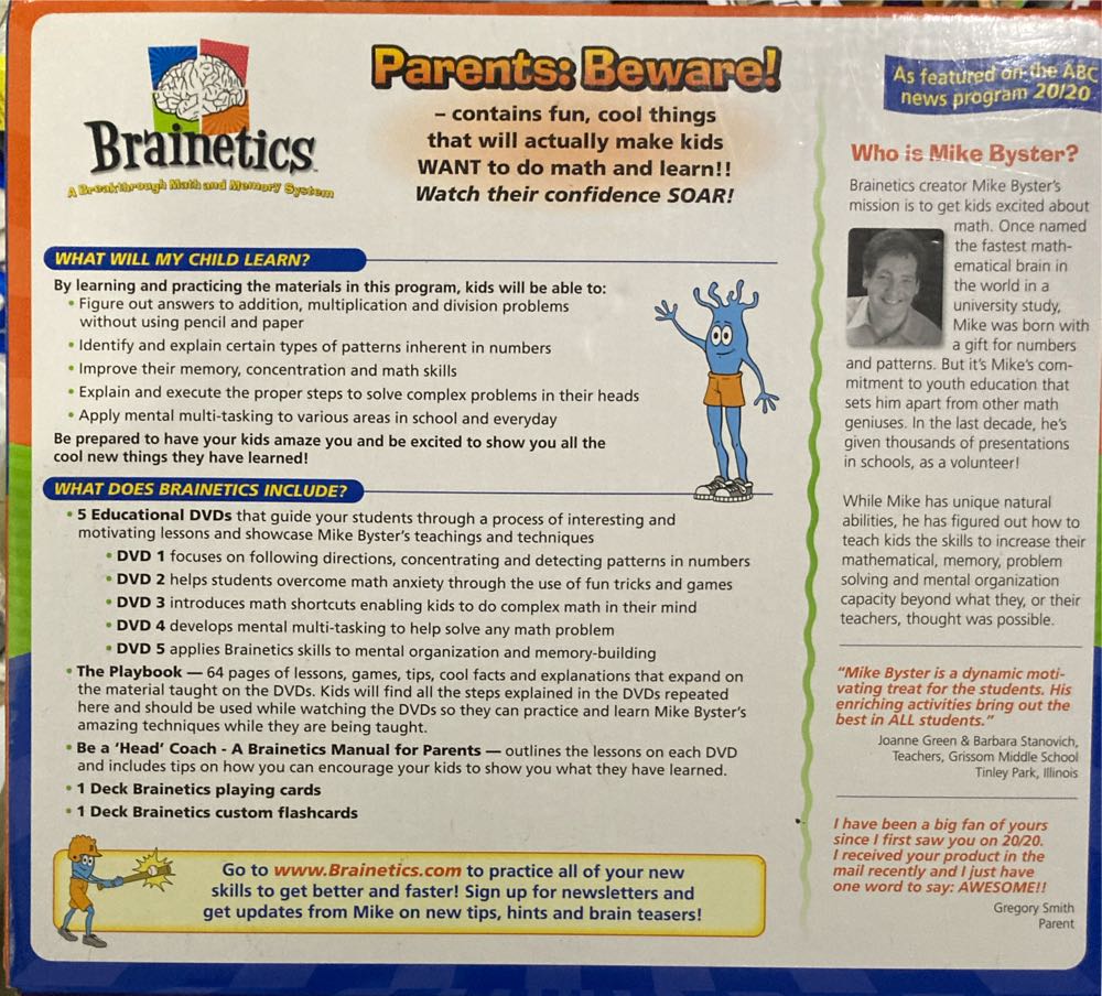 Brainetics  (1+) board game collectible [Barcode 856461002035] - Main Image 2