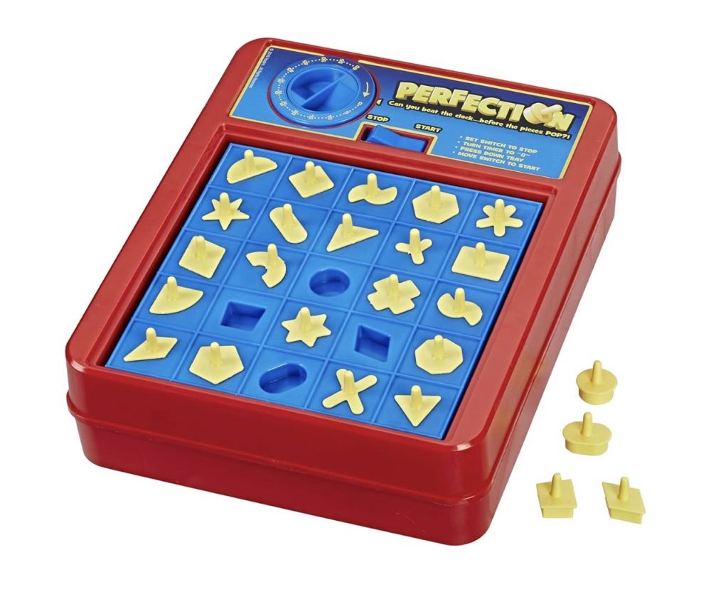 Perfection (1+/–2* players | 5+ | *5–? min.)  (1–2) board game collectible [Barcode 032244041297] - Main Image 2