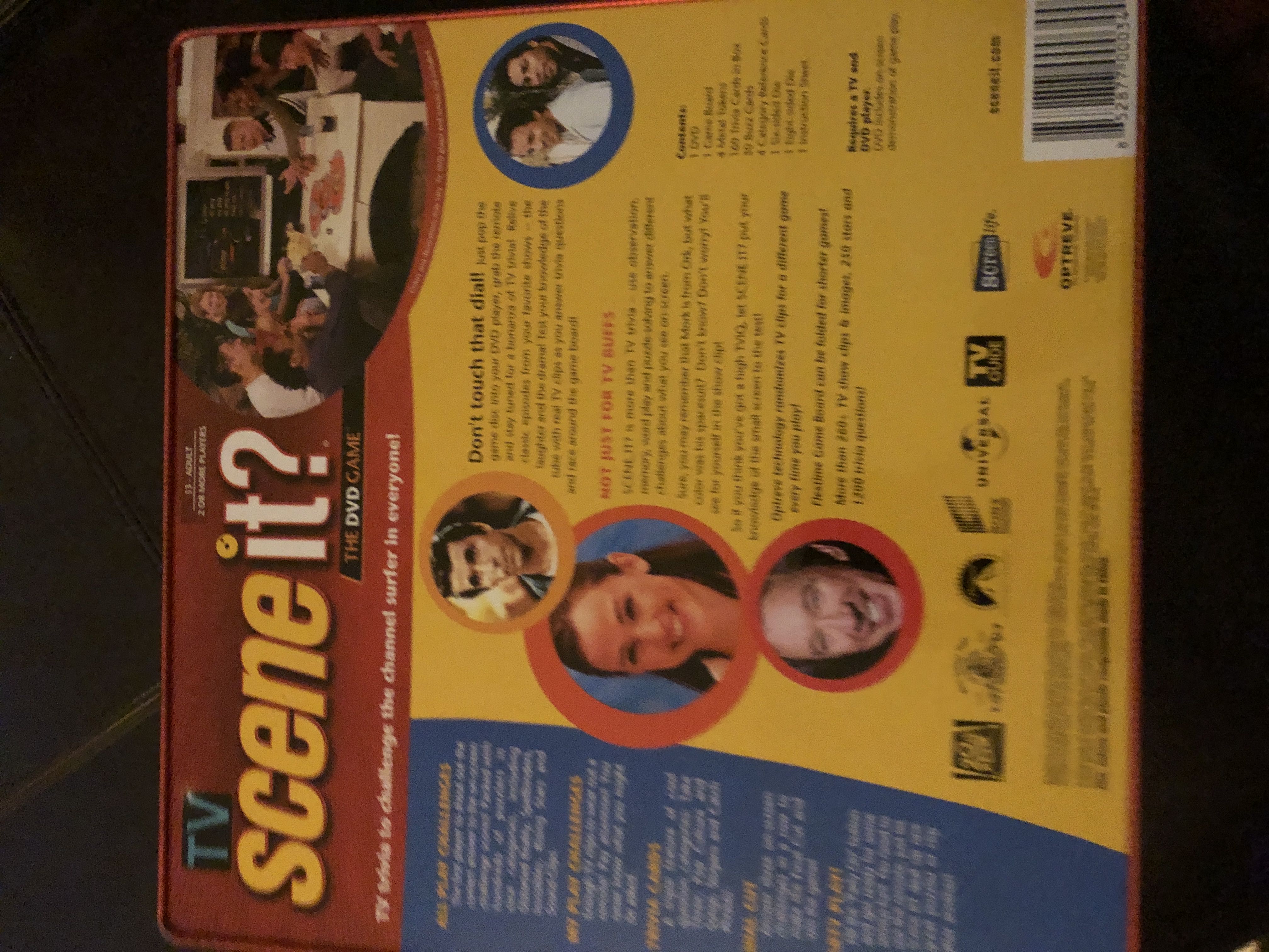 Scene It? TV  (2+) board game collectible [Barcode 852877000344] - Main Image 2