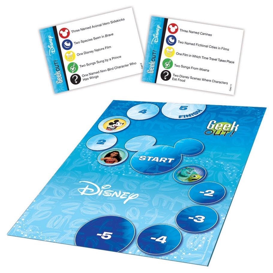 Geek Out! Disney  (2-99) board game collectible [Barcode 700304152022] - Main Image 3