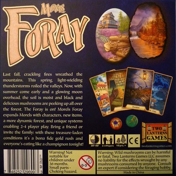 Morels: Foray  (2-4) board game collectible [Barcode 748252296993] - Main Image 2