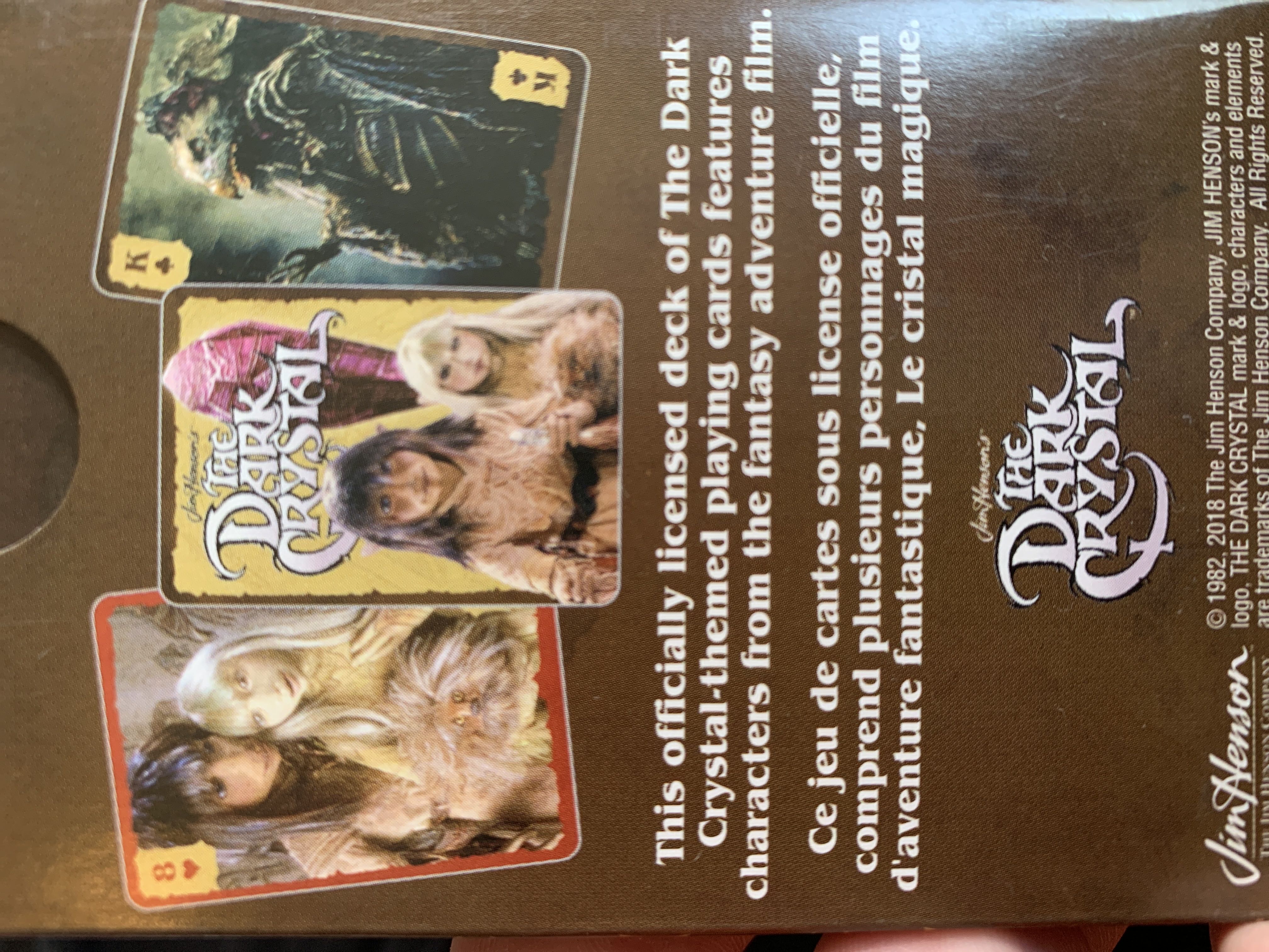 The Dark Crystal Playing Cards  board game collectible [Barcode 840391124585] - Main Image 2