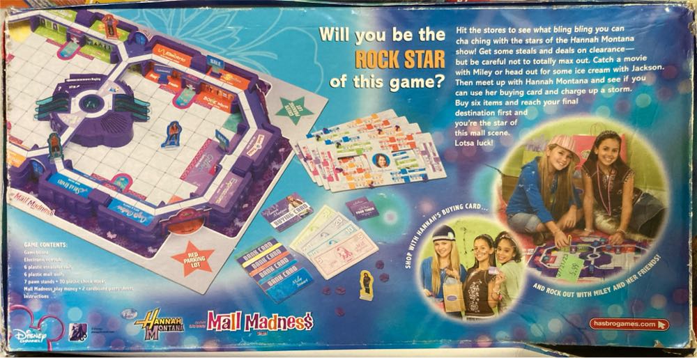 Hannah Montana Mall Madness  (2-4) board game collectible [Barcode 653569290797] - Main Image 2