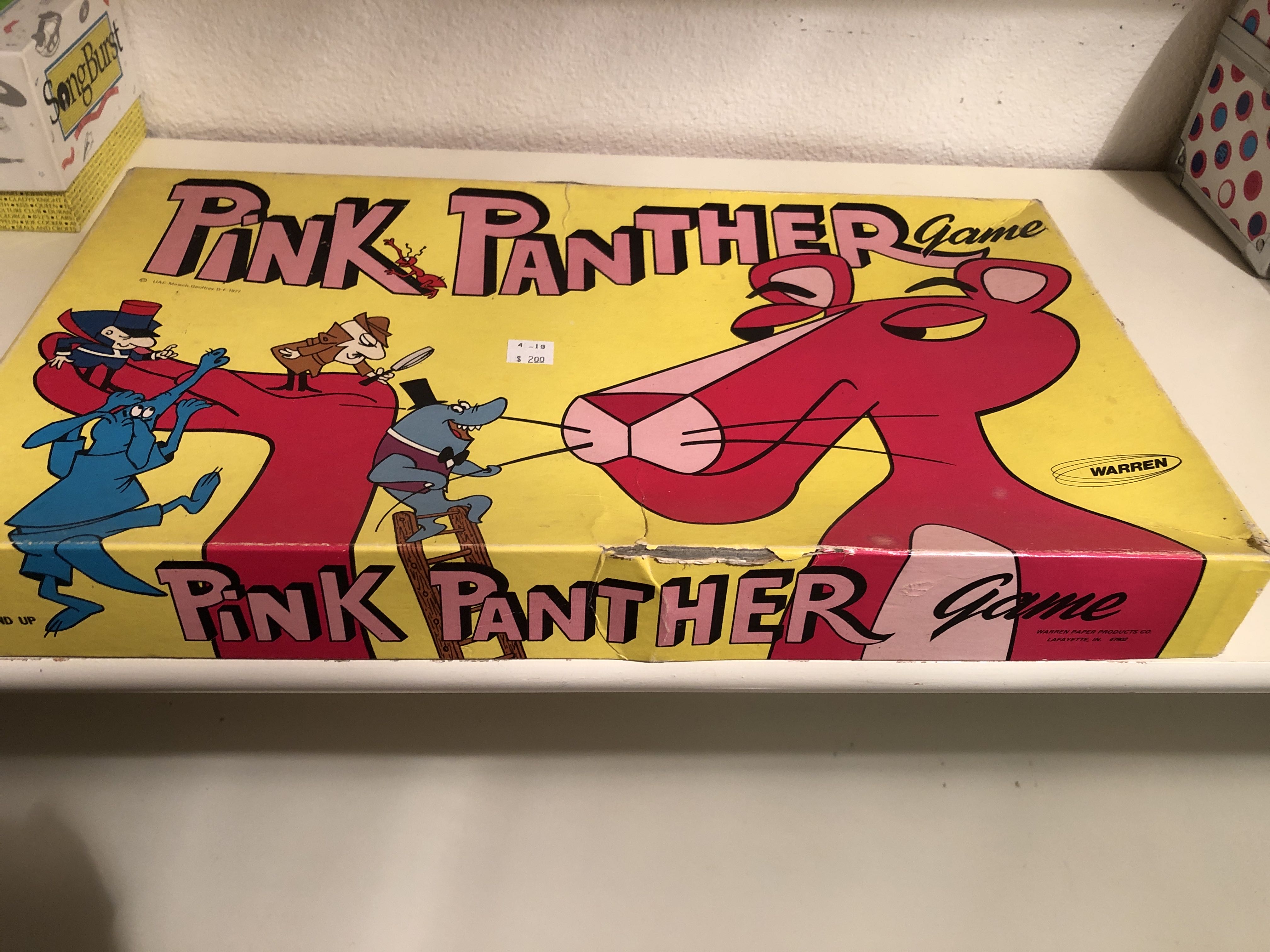 Pink Panther game  (2-4) board game collectible - Main Image 1