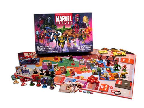 Marvel Heroes  (2-4) board game collectible [Barcode 699788109175] - Main Image 2